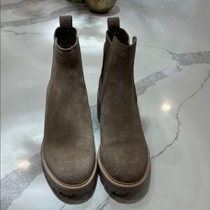 Dolce Vita Brown Suede Ankle Boots